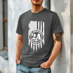 2A Distressed Flag T-Shirt