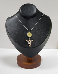 Longhorn Bullet Charm Pendant