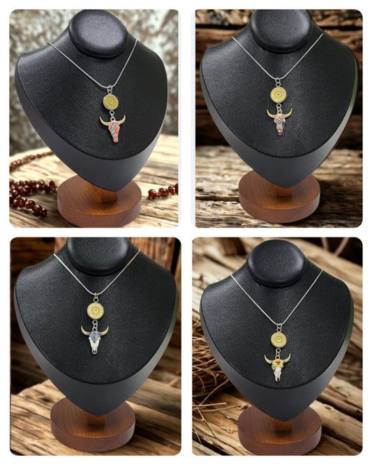 Long Horn Necklaces