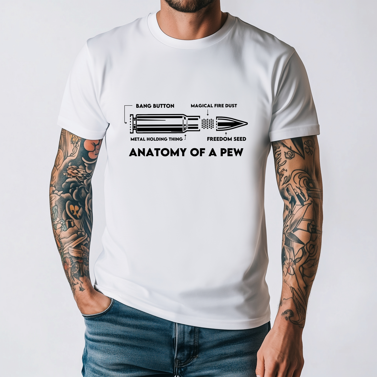 Anatomy of a Pew T-Shirt