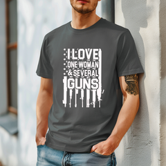 I Love One Woman & Several Guns T-shirt