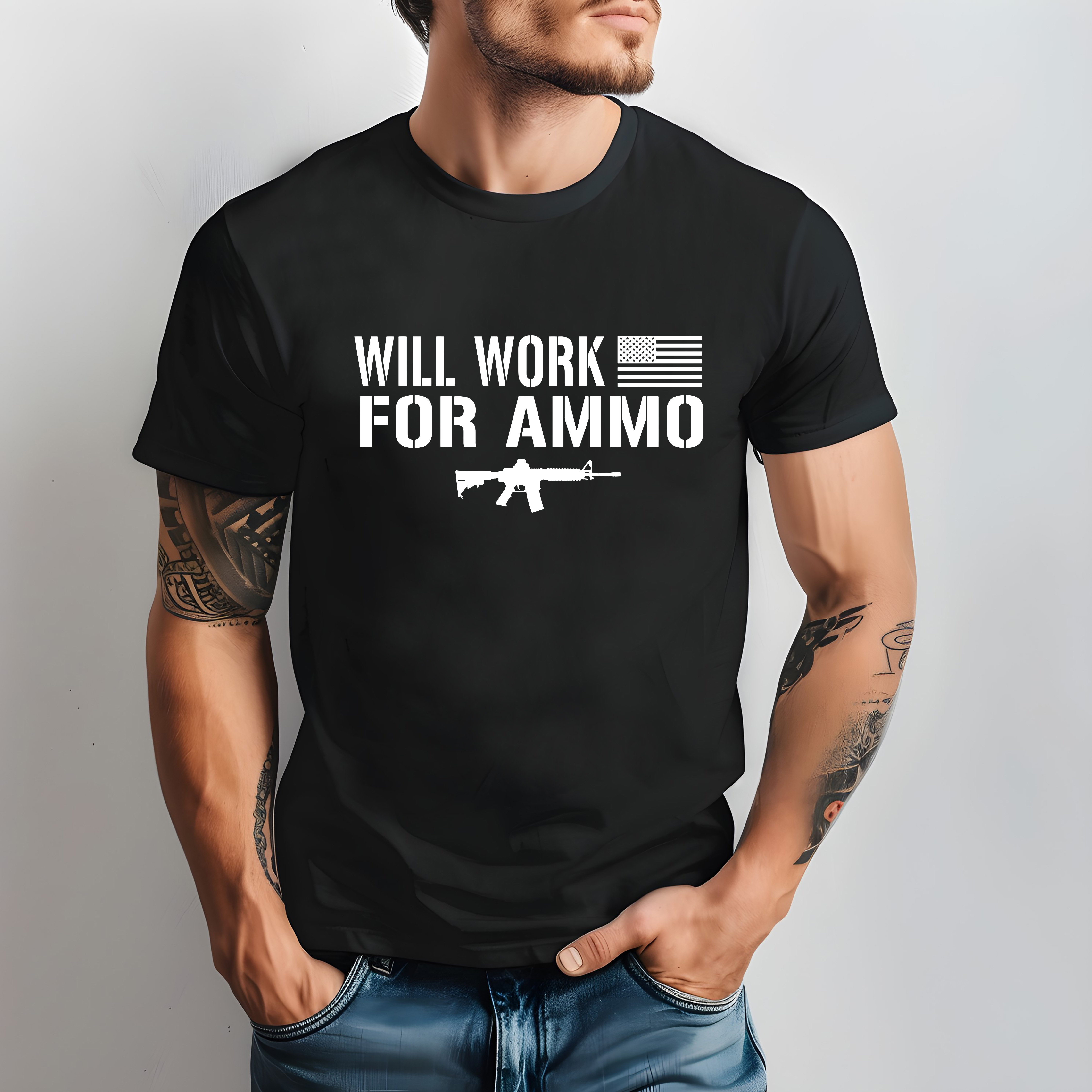 Will Work For Ammo T-Shirt
