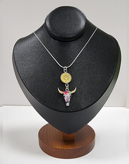 Longhorn Bullet Charm Pendant